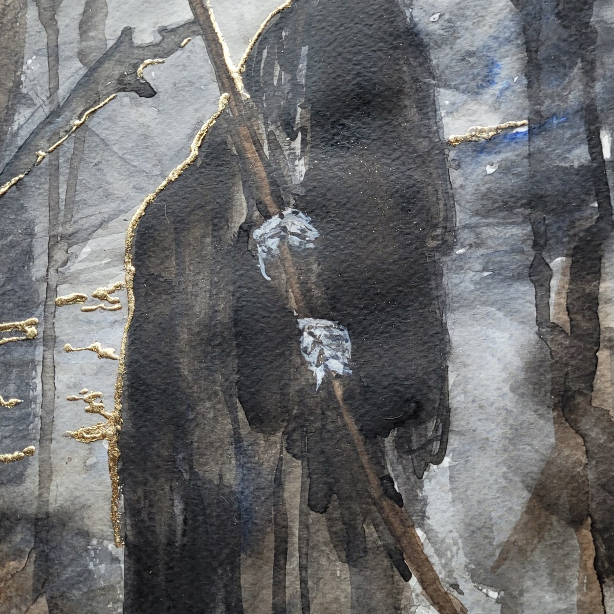 Dawn breaks behind Death & other&nbsp;paintings